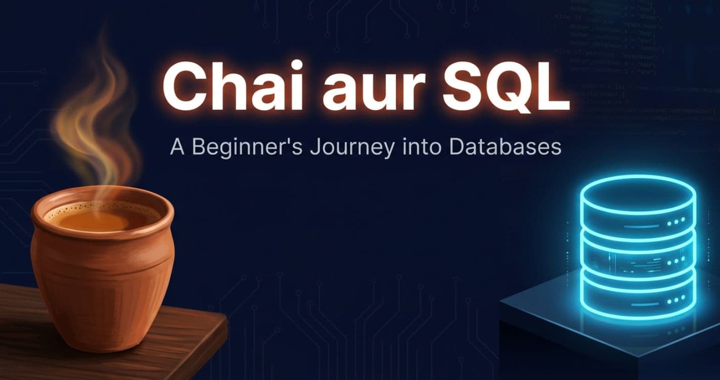 Chai aur SQL — A Beginner's Journey into Databases