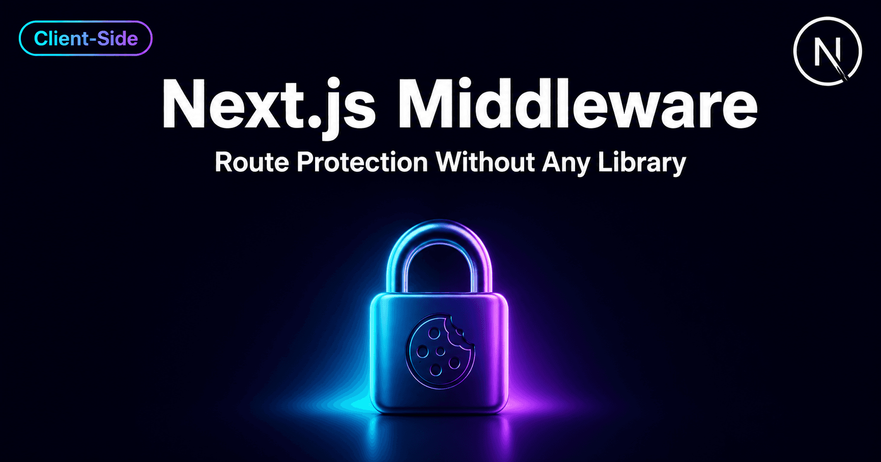 Next.js Middleware — Route Protection Without Any Library